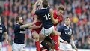 video rugby Scotland v Wales,  Official extended highlights worldwide, 15th Feb 2015
