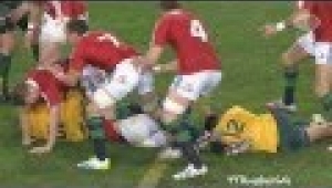 video rugby Wallabies vs British & Irish Lions 1st Test 2013