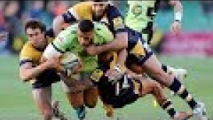 video rugby Worcester Warriors vs Northampton Saints - Aviva Premiership Rugby 2013/14